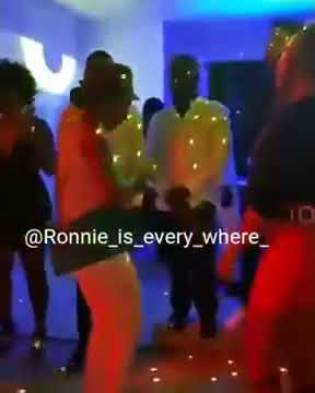 Mzvee showing her dancing skills at the CEO of 4styte TV's birthday bash