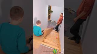 Thumbnail for DIY cardboard slide for Kids #ahorts #diy #parenting