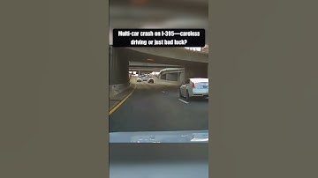 Multi-car crash on I-395—careless driving or just bad luck?