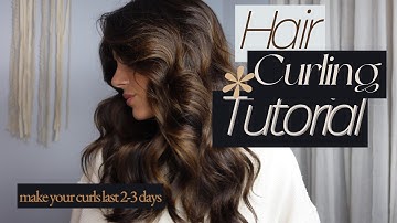 ✨ How I Curl My Hair & Make It Last All Day | Easy Step-By-Step Tutorial