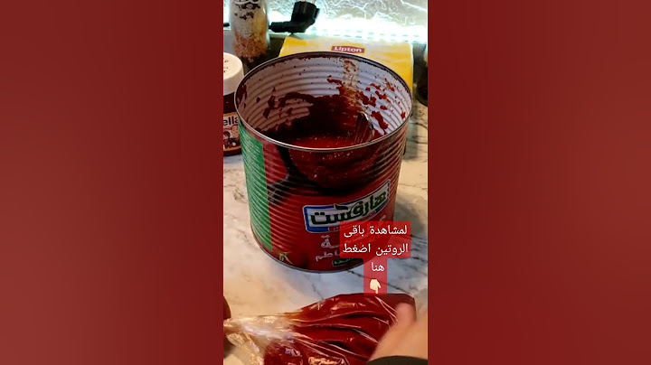 طريقتي في حفظ الصلصة المعلبة #shorts #حفظ_الطعام