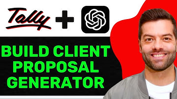 How to Build a Client Proposal Generator with Tally + ChatGPT in 2025 (No Code Guide)