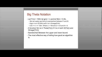 Daily Data Structures - Asymptotic Analysis Continued: Omega and Theta Notation