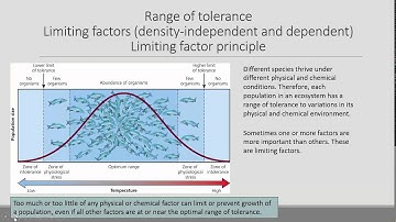Topic 5-2: What Limits the Growth of Populations?