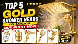 Best Gold Shower Heads on Amazon BUY RIGHT NOW