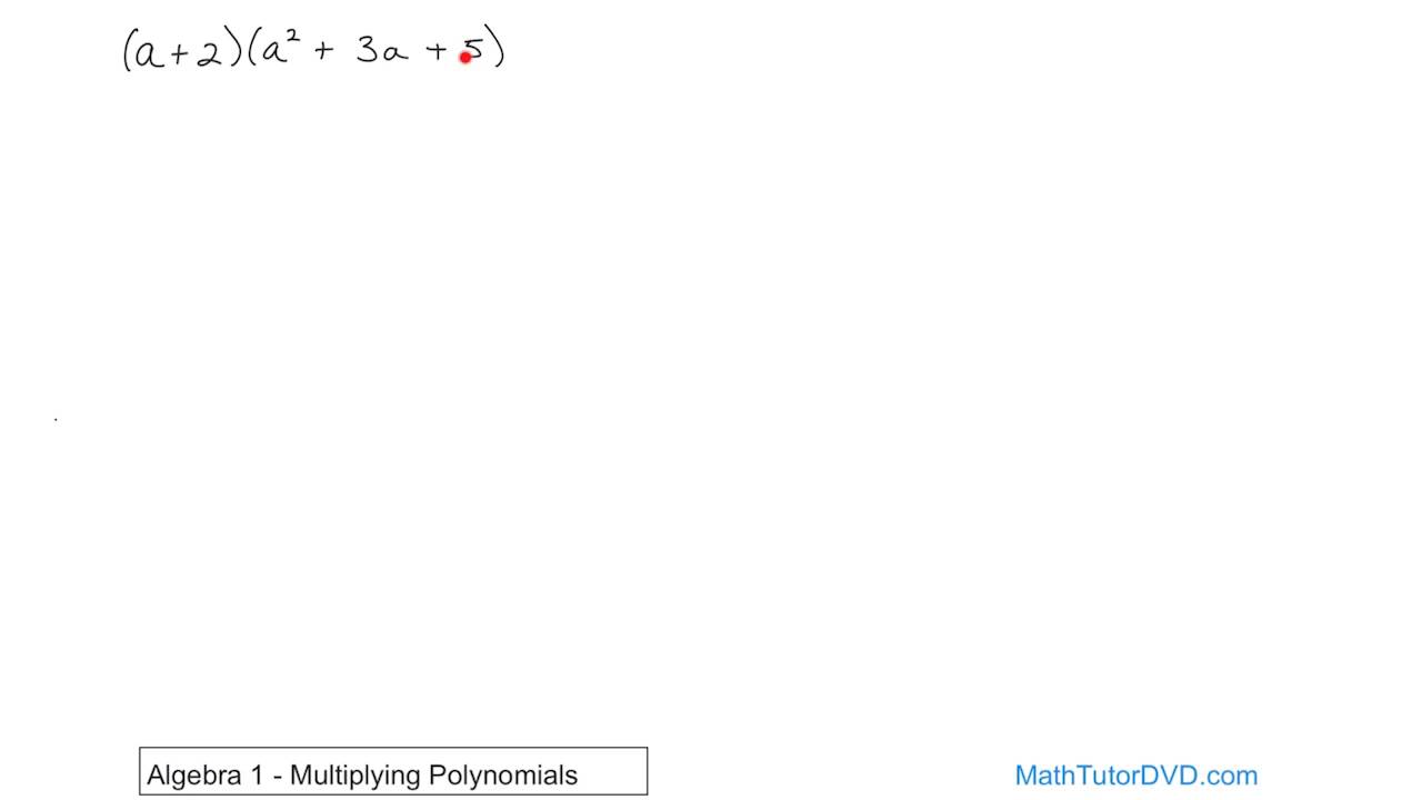 Algebra 1 Unit 4 Lesson 18 Multiplying Polynomials, Part 1 math help near me