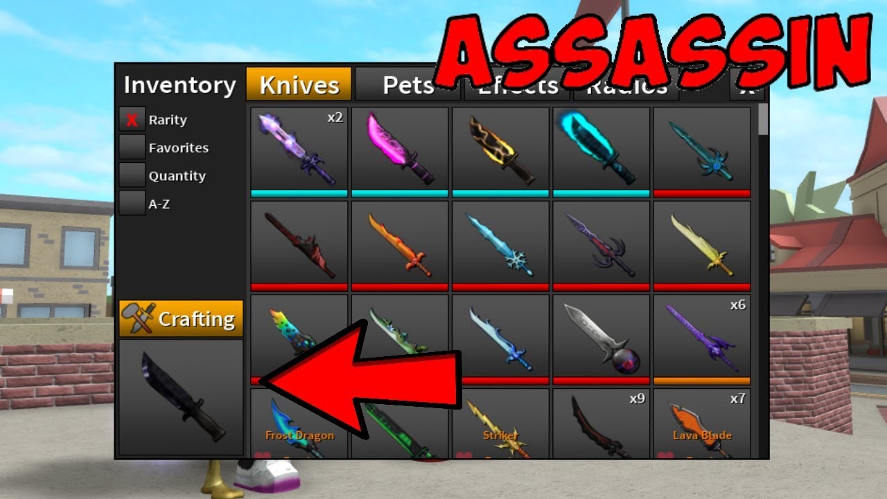 Roblox assassin knife codes 2018