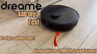 Dreame X40 Ultra Test || Der neue Überflieger ? Features ohne Ende & Brachiale Saugleistung !!!