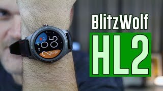 Um Amazfit GTR de baixo custo? (BlitzWolf HL2 Smartwatch Review)