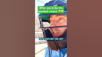 When you bribe a baseball umpire #baseball #baseballlife #baseballboys #comedy
