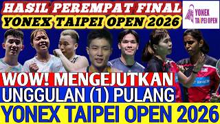 Top Seed (1) CRASHES OUT ‼️ All Quarterfinal Results for the 2026 Chinese Taipei Open Badminton T...