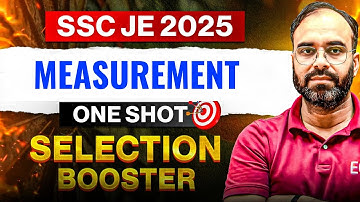 SSC JE 2025 | MEASUREMENT🔥| ONE SHOT |  #sscje  #sureshsir #electrical