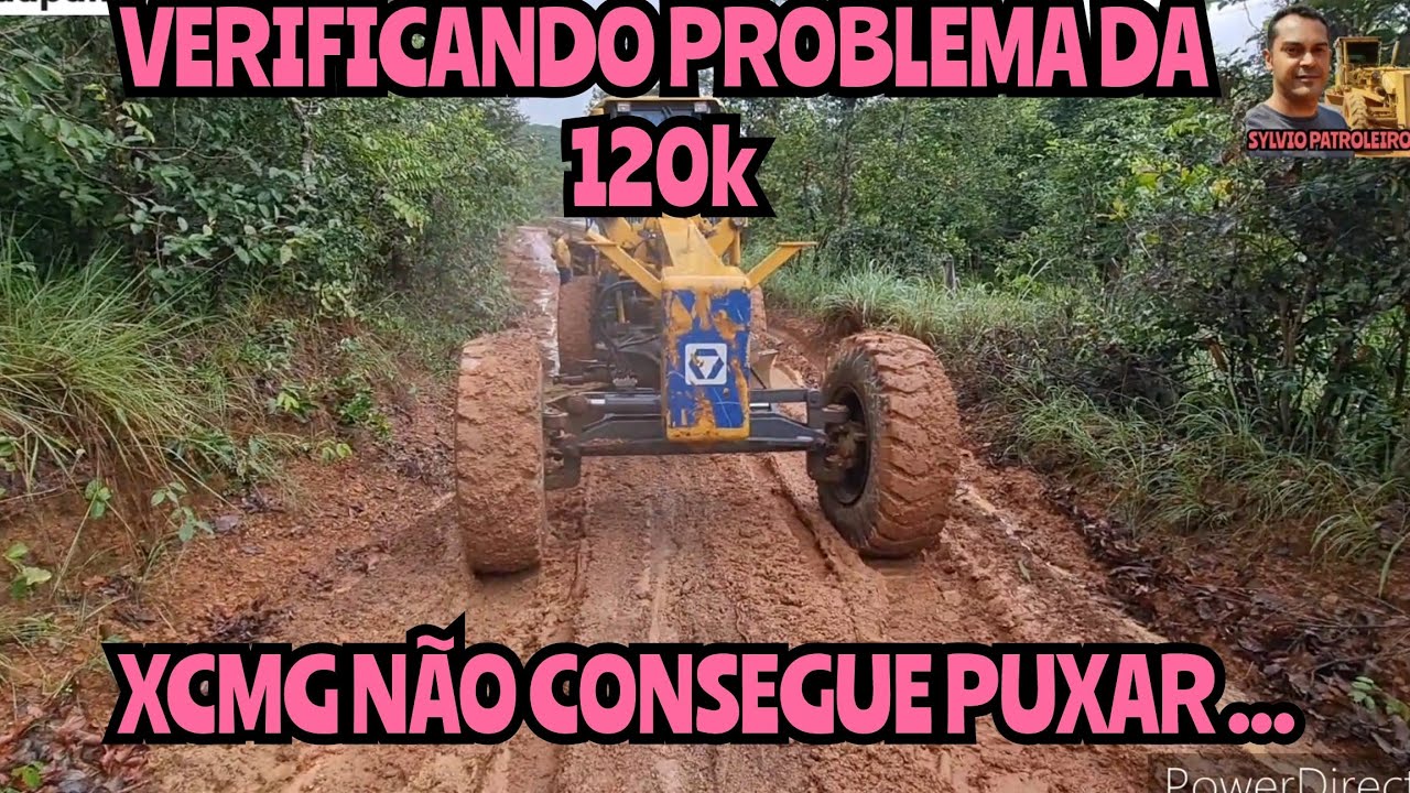 VERIFICANDO PROBLEMA DA 120k / Motoniveladora caterpillar XCMG Gr 1803 grader niveleuse patrola