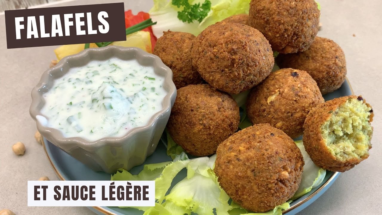 Comment réussir mes falafels ? Recette simple et rapide de falafels + Sauce LÉGÈRE diététique !