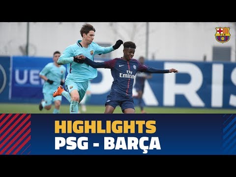 Highlights Psg Fc Barcelona 0 1 Uefa Youth League Round Highlights Psg Fc Barcelona 0 1 Uefa Youth League Round