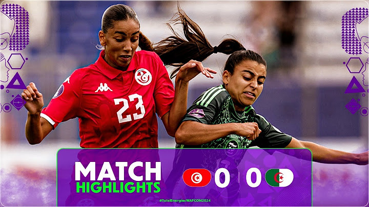 Tunisia 0-0 Algeria Match Highlights l TotalEnergies WAFCON 2024 l Matchday 2