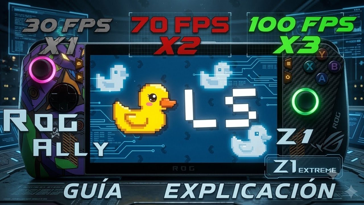 Lossless Scaling Guia definitiva En la ROG Ally z1 Extreme - YouTube