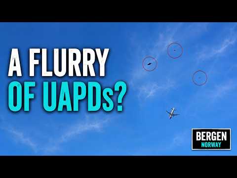 Caught on Camera: A Flurry of UAP "Dragons" (UAPDs) in Bergen — What Made This One Special? ✈️🛸👀