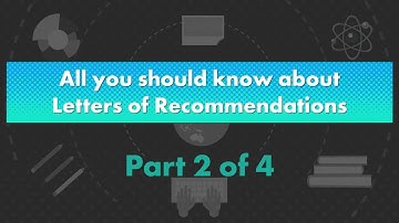 All you need to know about Letters of Recommendation | Part 2 of 4 | Study Abroad