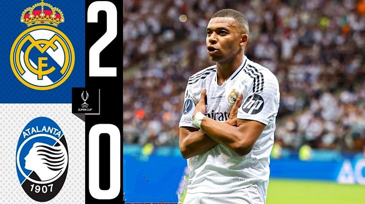 Real Madrid 2-0 Atalanta | UEFA Super Cup 2024 | HIGHLIGHTS