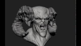 Screamvil Zbrush Hour And A Half Speed