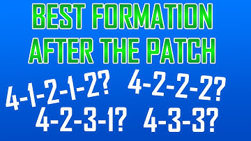 FIFA 16 BEST FORMATION AFTER THE PATCH