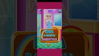 Elsa Frozen | Ice Queen Rainbow Hair Salon screenshot 1