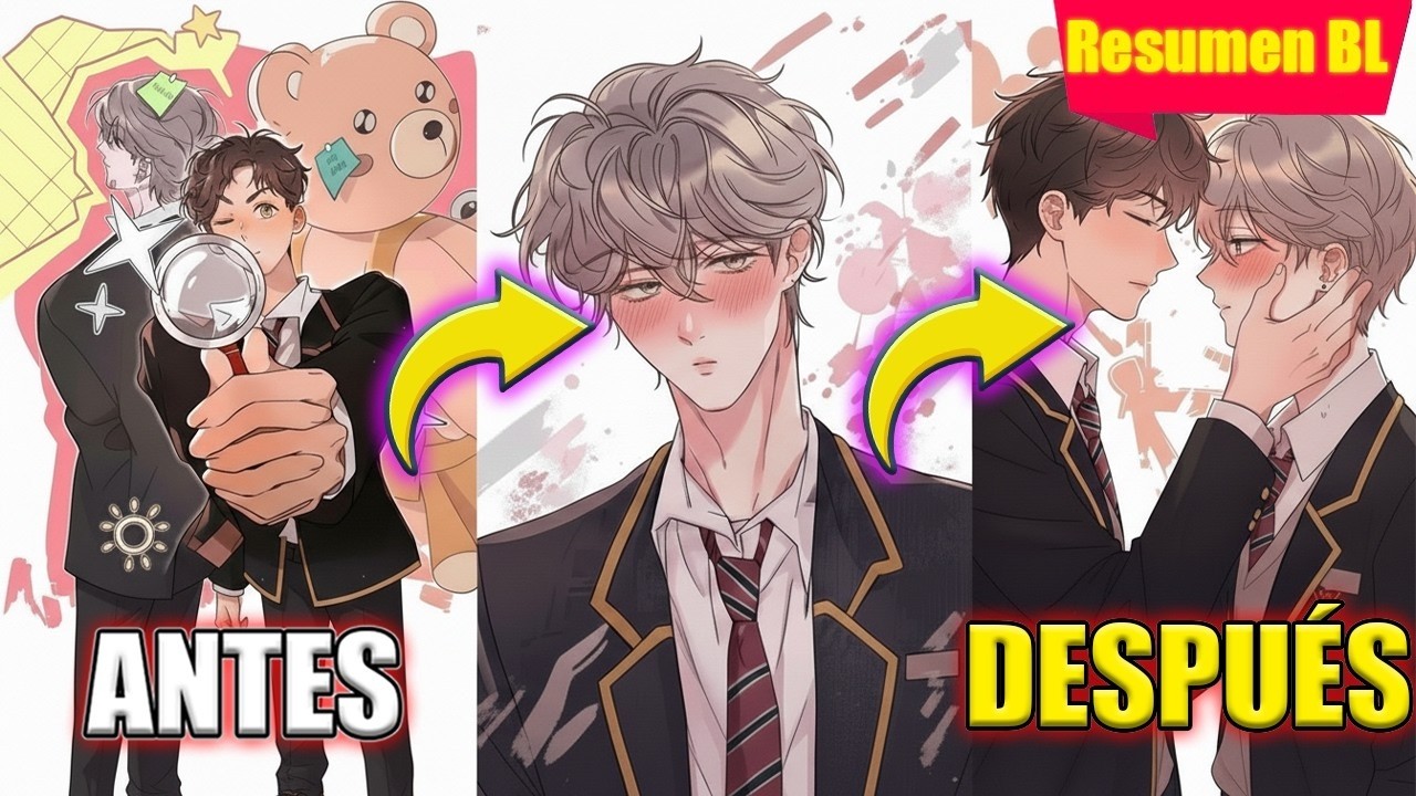 SE CREÍA ACOSADO… PERO EL “DELINCUENTE” SOLO QUERÍA BESARLO - RESUMEN BL MANHWA