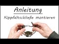 Uhrenarmband Kippfaltschließe montieren und einstellen - Anleitung - Tutorial