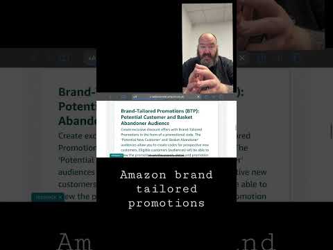 Amazon brand tailored promotions - what are they? #brandregistry #amazonbrand