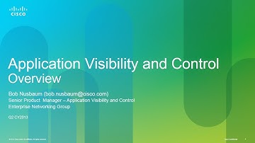 Cisco AVC and LiveAction Webinar