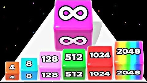 JELLY RUN 2048 - BIG UPDATE , Infinity Mode! - Android Gameplay - POWER GAMES