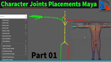 Character Joint Placement | How To Create Frist Joint In Character | Create Joint In Maya | Part01
