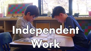 Montessori Fundamentals - Independent Work