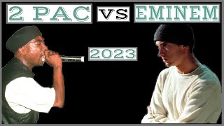 Eminem vs 2Pac - Live Rap Battle [2023] (AI) screenshot 4