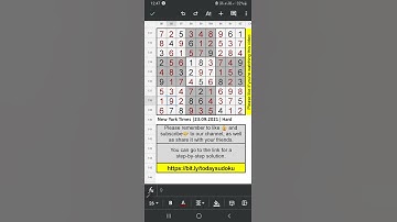 🔴#Shorts New York Times Hard Sudoku Solution 23.09.2021