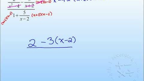 Simplifying Complex Fractions Part 1