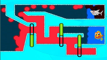 save the fish game pull the pin//save fish game/level 483 level to 506 level #fishdom@HAYAT GAMERZ