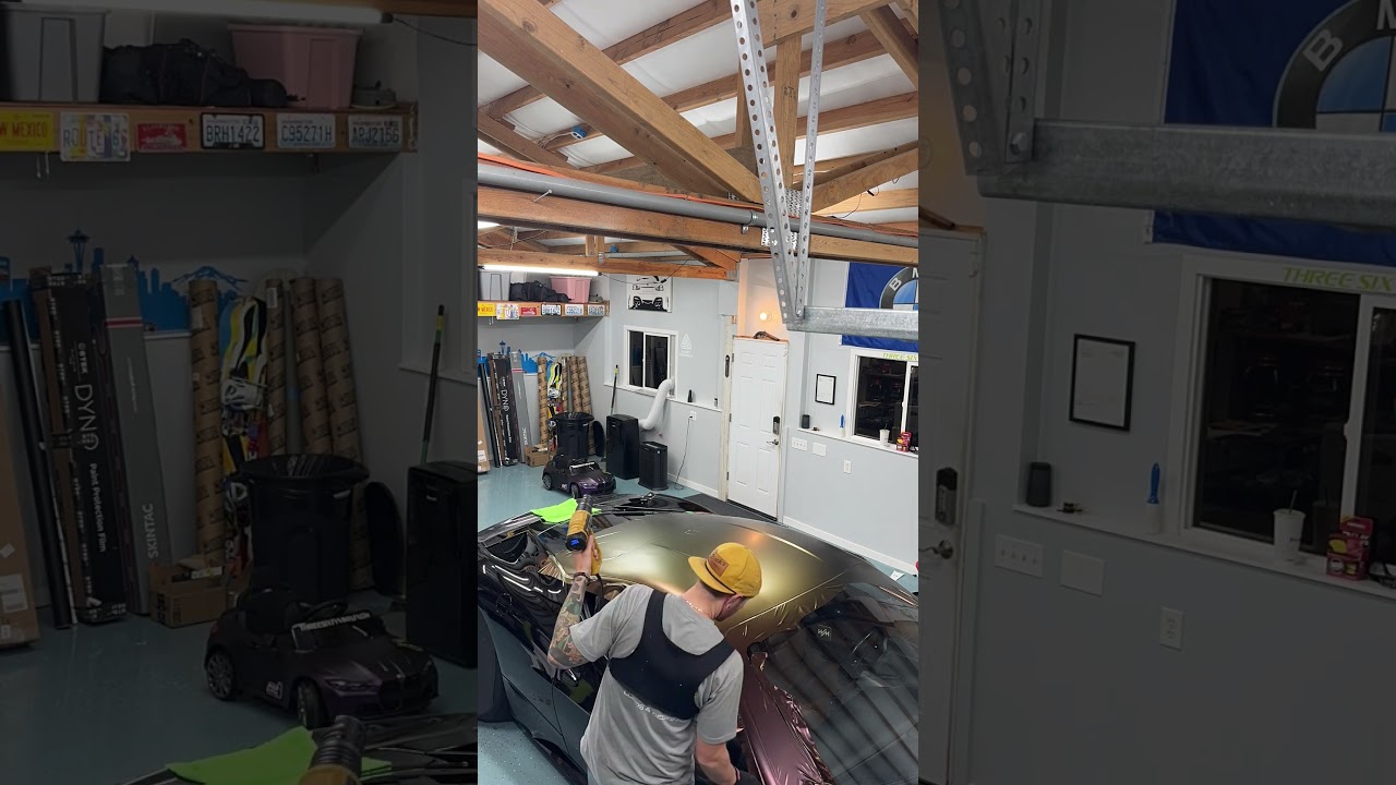 Ferrari 458 Wrapped in a 3M Satin Flip Volcanic Flare 😳 🔥 