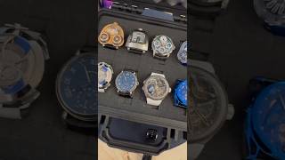 Watch enthusiasts watch collection