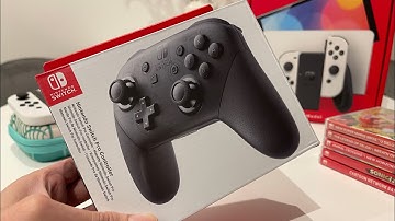 Nintendo Switch Pro Controller Unboxing ASMR