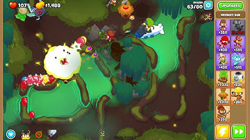 Bloons Tower Defense 6 | Bloonarius Prime | Hard - Half Cash, Alternate Bloons Rounds |No Lives Lost