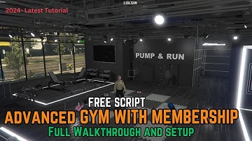 Advanced GYM With Membership V1 | FREE | Fivem | Brave Developments | 2024