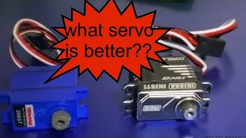 Trx4m Traxxas servo upgrade & comparison to stock servo