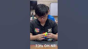7.31s 3x3OH single NR! #QiYiXTeam #TeamCubicle #rouxvolution  #roux  #speedcubing #rubikscube