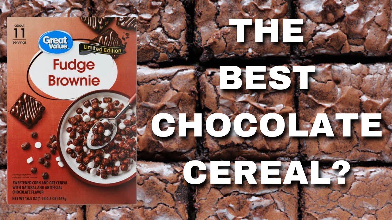 Walmart's AMAZING CEREAL | Great Value Limited edition Fudge Brownie ...