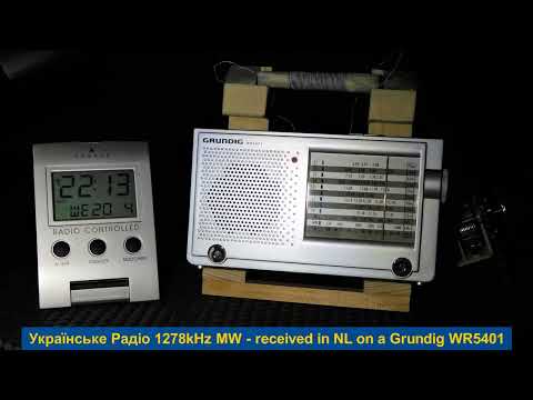 Українське Радіо 1278kHz MW received in NL on a Grundig WR5401 @pe7b