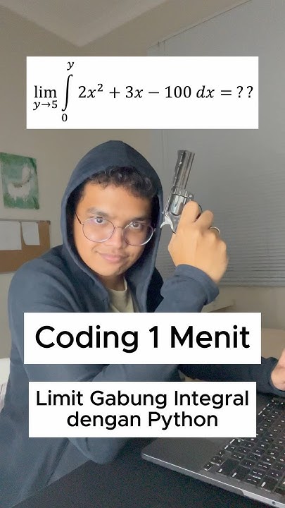 Limit gabung Integral dengan Python - Coding 1 Menit #coding #maths # ...