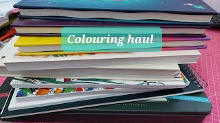 Colouring haul  new pencils and detailed book flip throughs. i was having fun so a longer video