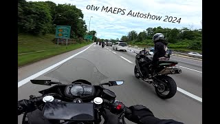 pov : otw MAEPS Autoshow 2024 | Modesaki Ninja250 + AAAkra Slipon | 4K POV PureSound